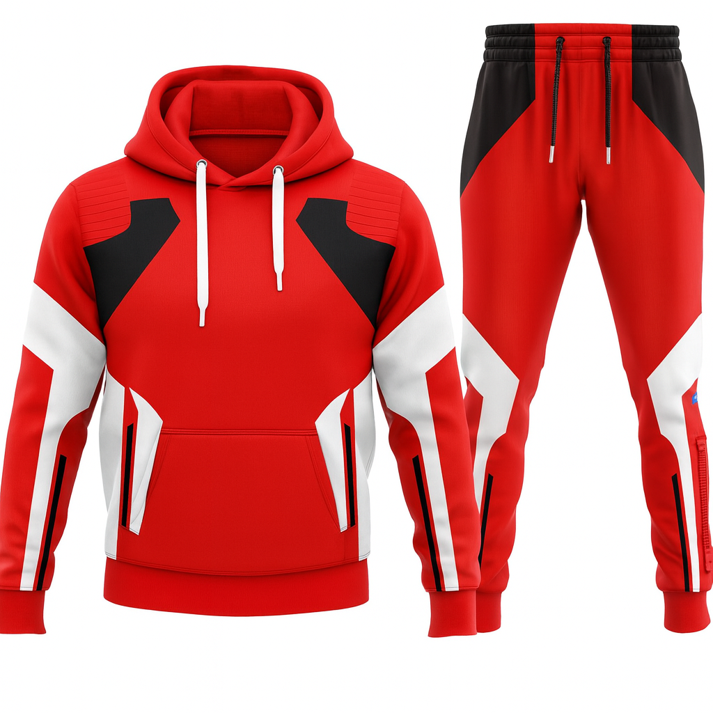 Trainingsanzug Herren mit Kapuzenpullover und Jogginghose